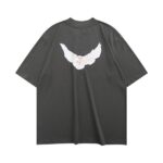 Kanye YZY GAP Dove Of Peace Season 6 Oversized Black T-Shirt