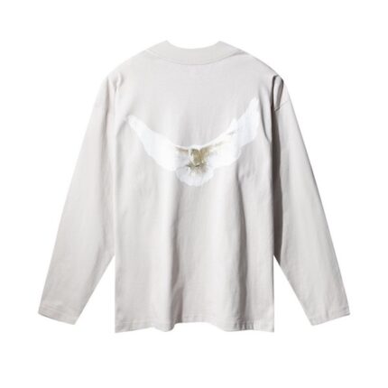 Yeezy Gap Dove Long Sleeve Tee White